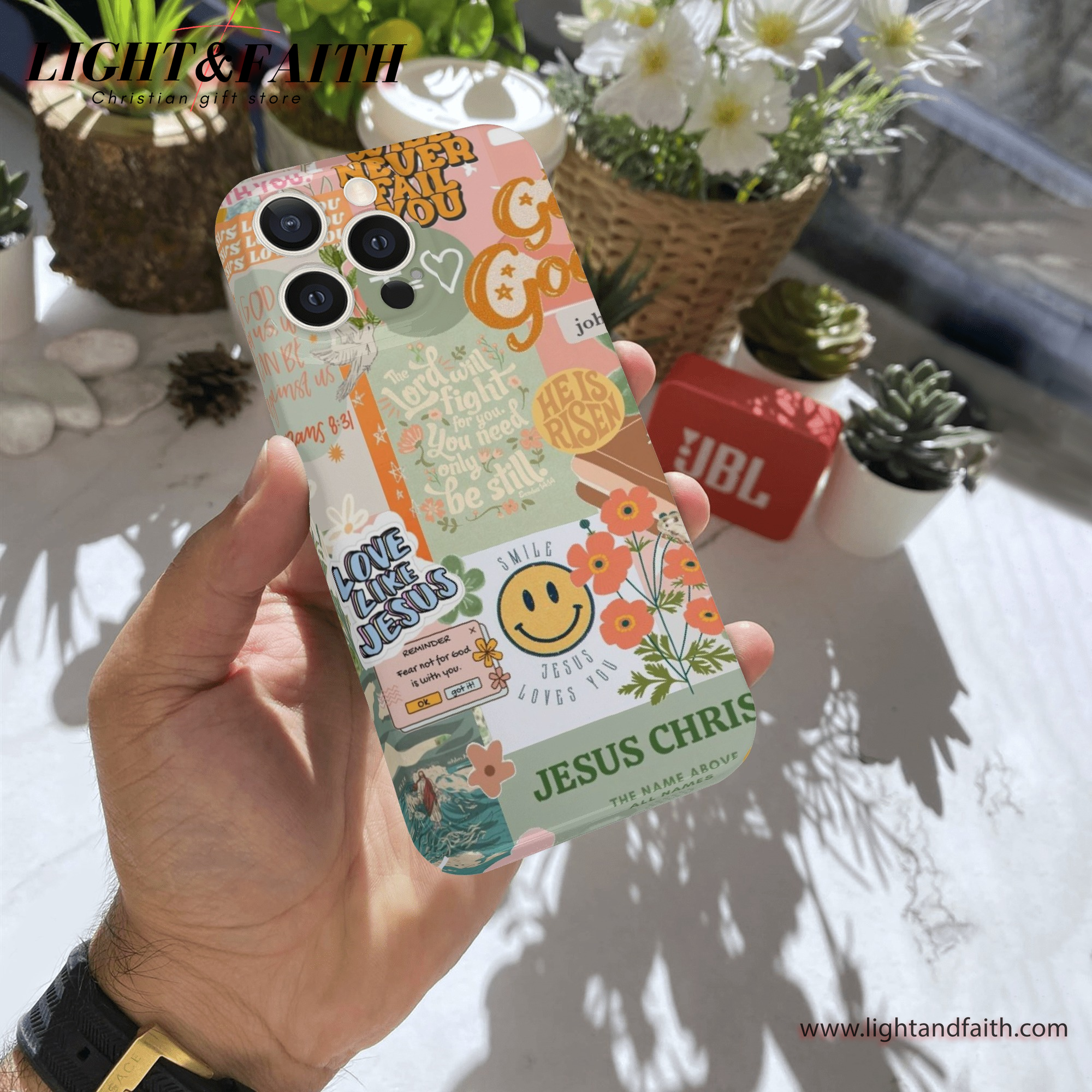 Aesthetic Scripture Phone Case – Joyful Christian Stickers & Jesus Art, Christian Phone Case, Bible Verse Phone Case, Religious Gift, PCLAF43